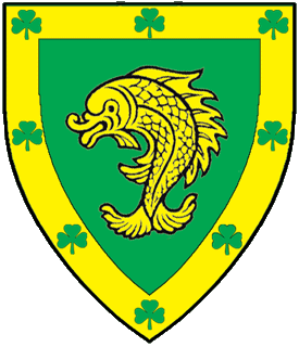 Device or arms for Carthann Mac Luinge of Inishmore