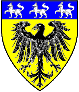Device or arms for Alicia FitzHugh of Ravensworth
