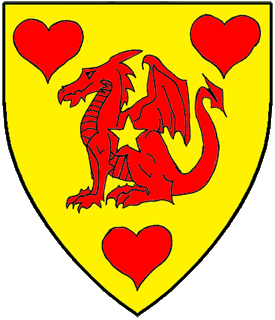 Device or arms for Isabella Mor of Three Mountains