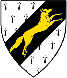 Device or arms for Isolda Throkmorton de Foxley
