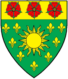 Device or arms for Mary Grace of Gatland