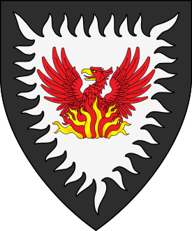 Device or Arms of Rhiannon Saint Chamberlayne