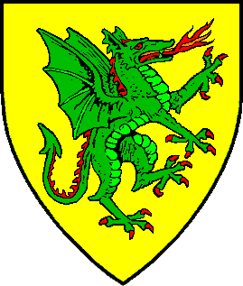 Device or arms for Taliesin of Nordovest upon the Long Isle