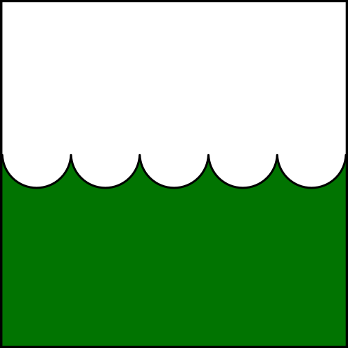 Populace Badge for Shire of False Isle